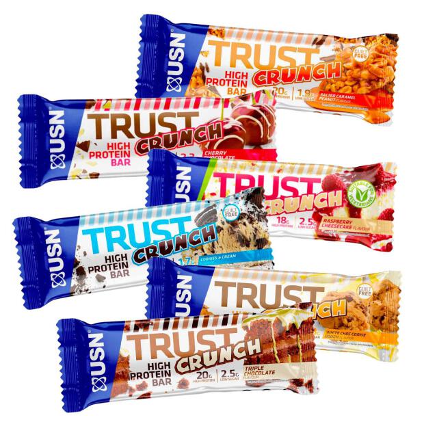 USN Trust Crunch Bar 60g Triple Chocolate