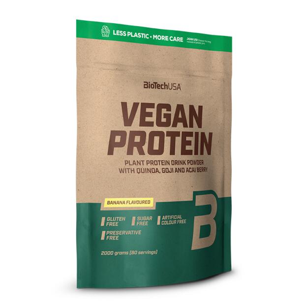 BioTechUSA Vegan Protein 2000g Kaffe (+Koffein)
