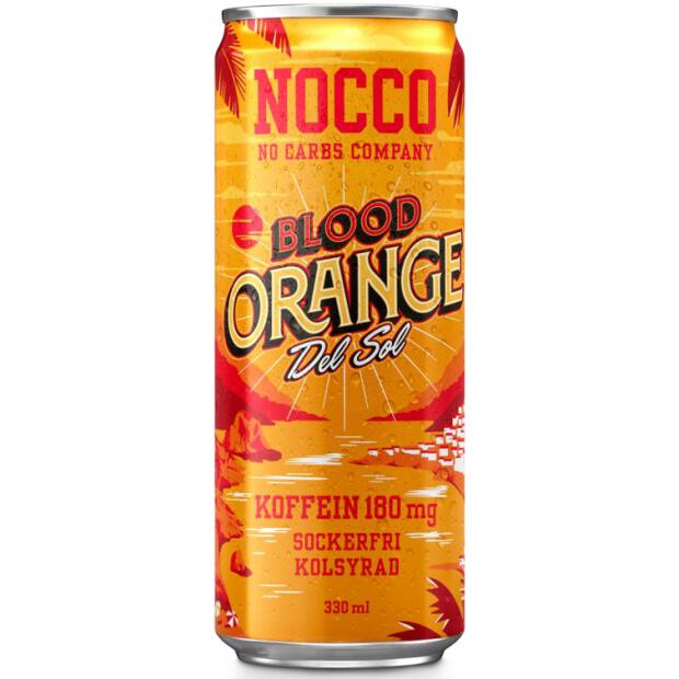 NOCCO BCAA 330ml Blood Orange Del Sol