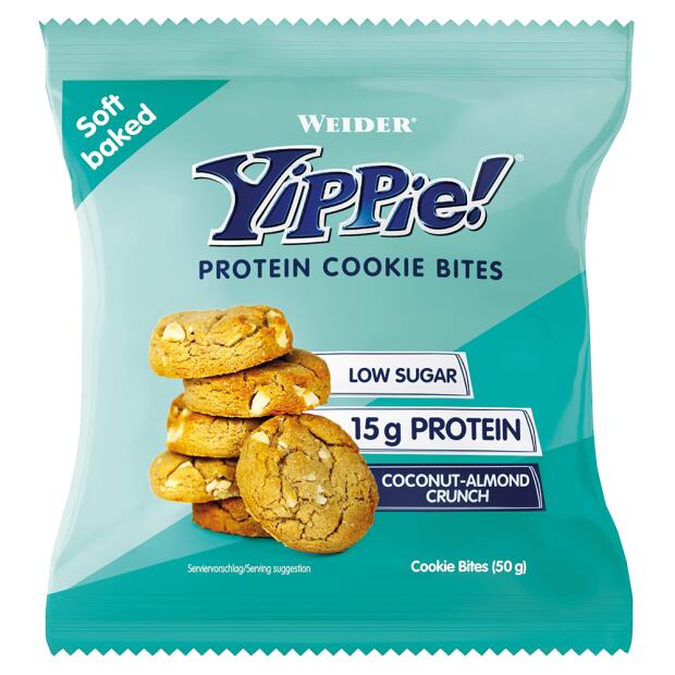 WEIDER Yippie! Protein Cookie Bites 50g Kokosnuss Mandel Crunch