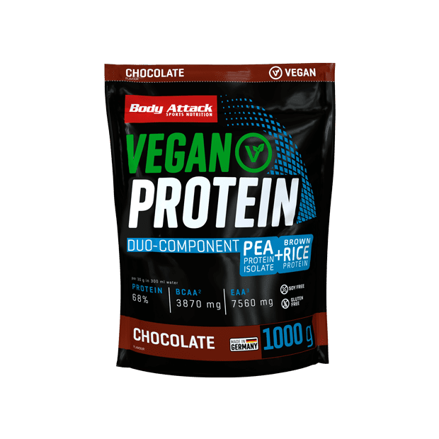 BODY ATTACK Vegan Protein 1000g Neutral
