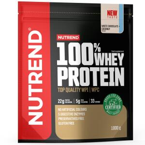 NUTREND 100% Whey Protein 1000g Weisse Schokolade Kokos