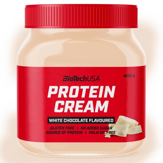 BioTechUSA Protein Cream 400g Weisse Schokolade