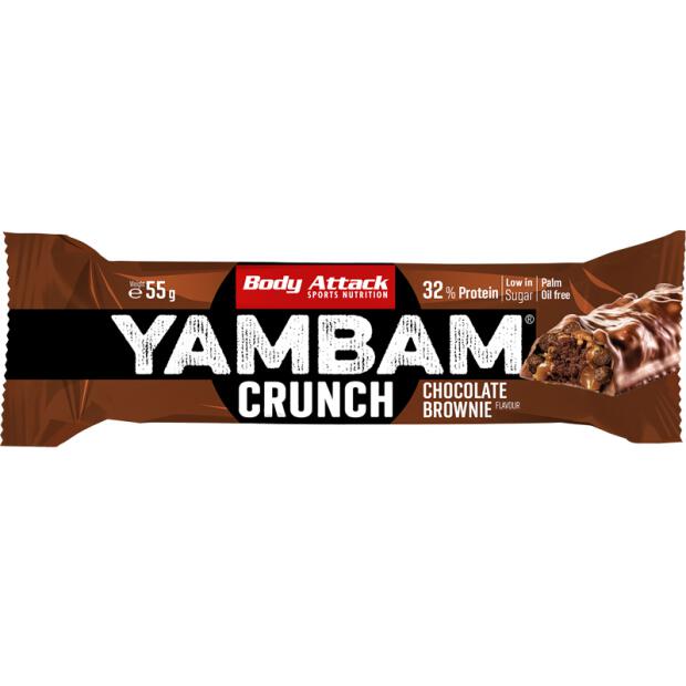BODY ATTACK YamBam Crunch 55g Chocolate Brownie