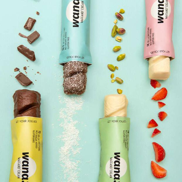 WANA Proteinriegel Waff & Cream 43g