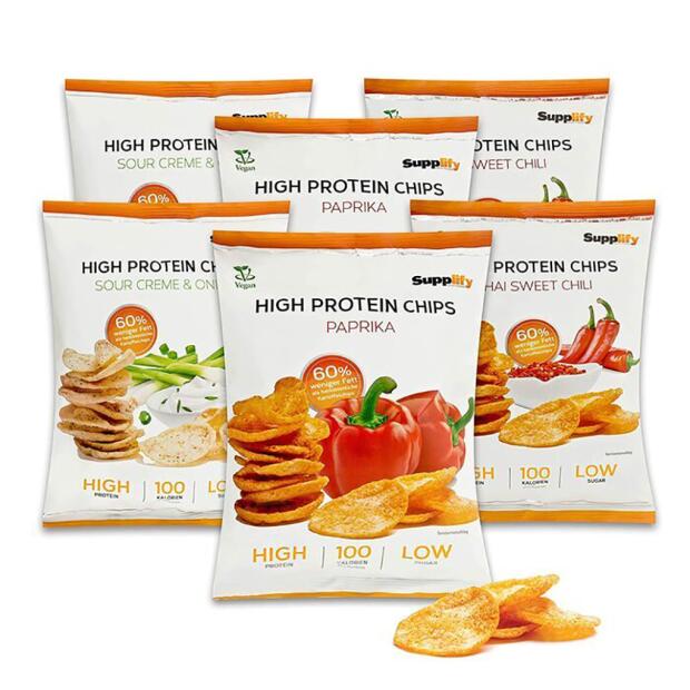 SUPPLIFY High Protein Chips 50g BBQ (vegan)