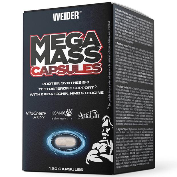 WEIDER Mega Mass Caps 120 Caps