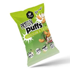 GoFitness Protein Puffs 50g Sour Cream &amp; Onion