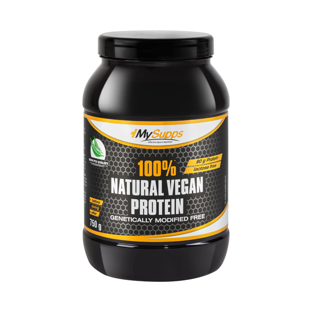 MY SUPPS 100% Natural Vegan Protein 750g Dose