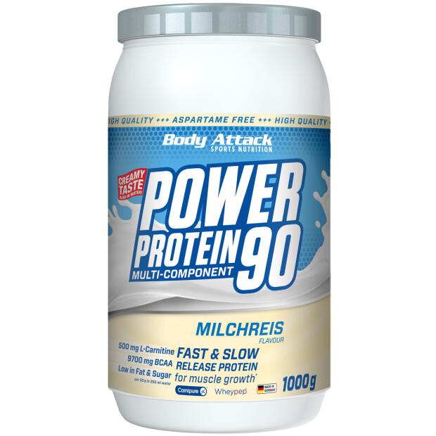 BODY ATTACK Power Protein 90 1000g Chocolate
