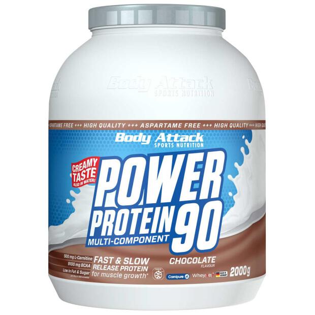 BODY ATTACK Power Protein 90 2000g Chocolate