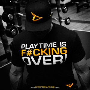 DEDICATED T-Shirt "Playtime is over"
