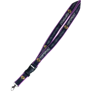 Schlüsselband "KÖRPERKULT" pink/schwarz