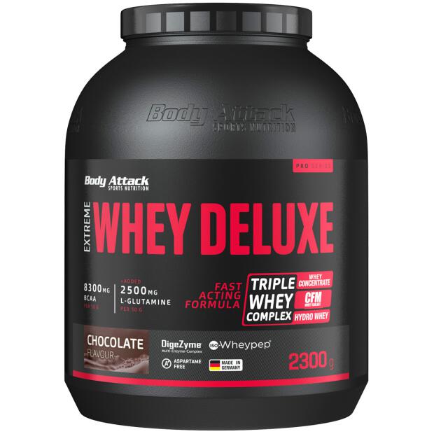BODY ATTACK Extreme Whey Deluxe 2300g Vanille