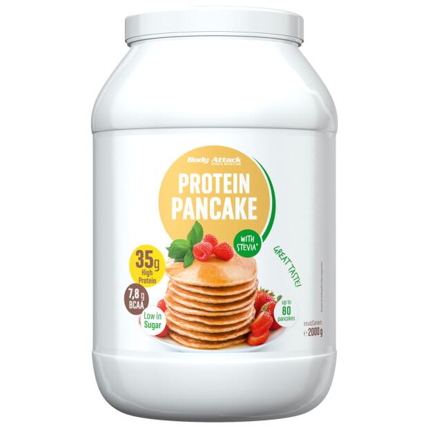 BODY ATTACK Protein Pancake mit Stevia 2000g