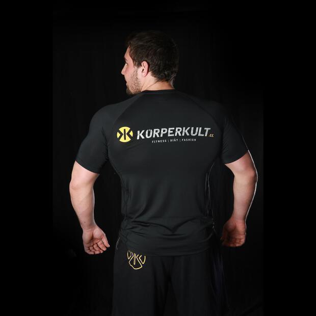 T-Shirt Cool Dry "Körperkult Dynamic 1" black