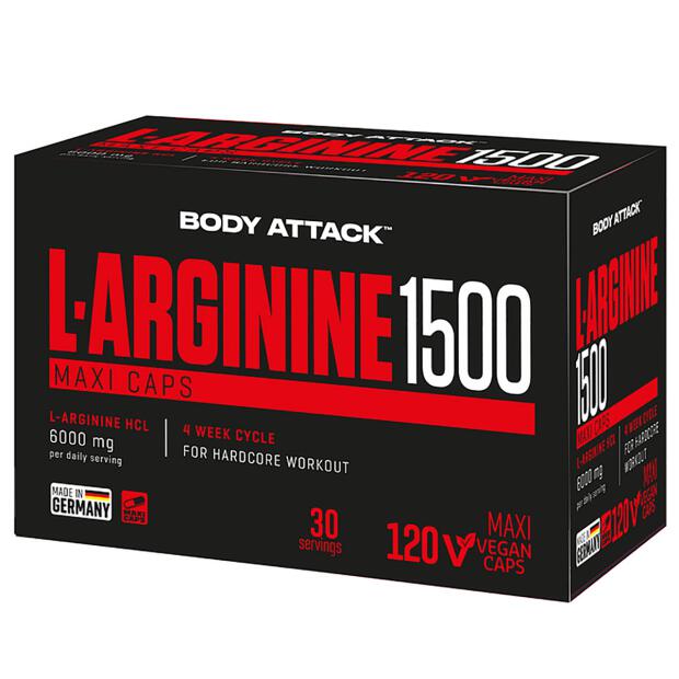 BODY ATTACK L-Arginine 1500 120 Caps