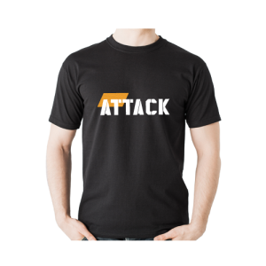 T-Shirt "ATTACK" black
