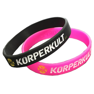 Bracelet &quot;K&Ouml;RPERKULT&quot; Silikonarmband