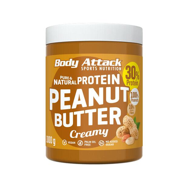 BODY ATTACK Peanut Butter 1000g Creamy