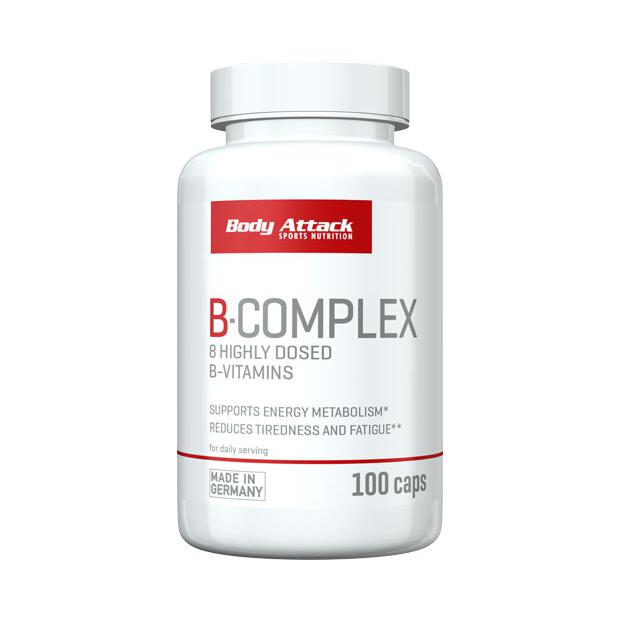 BODY ATTACK Vitamin B-Complex 100 Caps