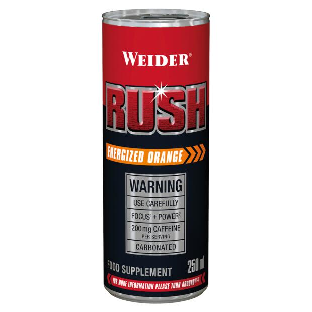 WEIDER Rush 250ml Energized Orange