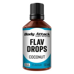 BODY ATTACK Flav Drops 50ml Kokosnuss