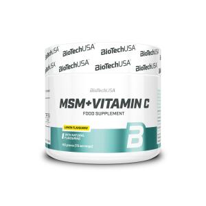BioTechUSA MSM + Vitamin C 150g Zitrone