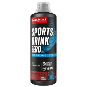 BODY ATTACK Sports Drink Zero 1000ml Coke-Cherry