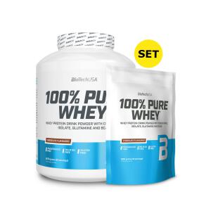 BioTechUSA 100% Pure Whey 2270g + 100% Pure Whey 1000g...
