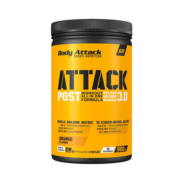 BODY ATTACK Post Attack 3.0 900g Orange