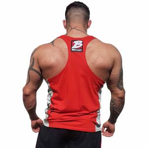 BRACHIAL Tank-Top "Squat" rot/grau