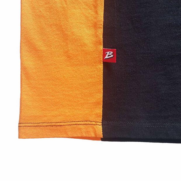 BRACHIAL Tank-Top "Squat" schwarz/orange