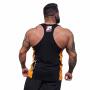 BRACHIAL Tank-Top "Squat" schwarz/orange