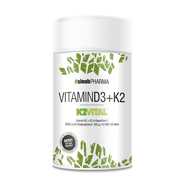 BLACKLINE 2.0 Vitamin D3+K2 60 vegane Caps