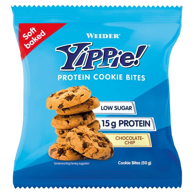 WEIDER Yippie! Protein Cookie Bites 50g Chocolate Chip